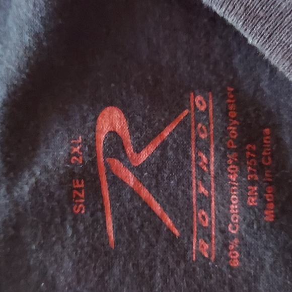 Thin Blue Line women's tshirt 2XL black & blue. Rothco - Picture 4 of 6